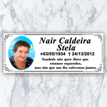 Imagem de Porcelana Retangular 25x10 - 1 foto - (fundo branco)